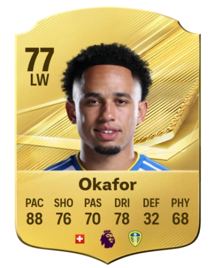 Okafor 77 Common LW FC 26 card