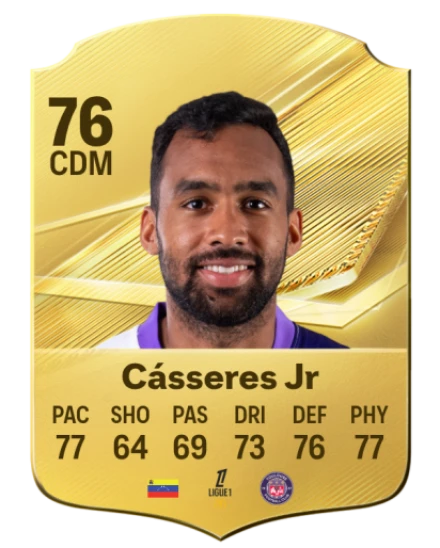 Cásseres Jr 76 Common CDM FC 26 card