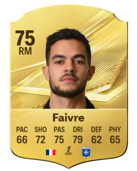 Faivre 75 Common RM FC 26 card