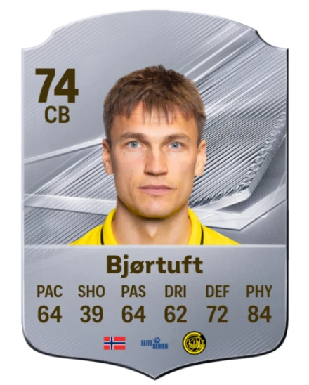 Bjørtuft 74 Common CB FC 26 card