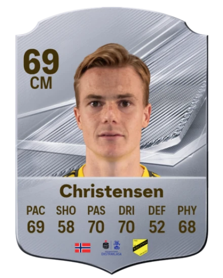 Christensen 69 Common CM FC 26 card
