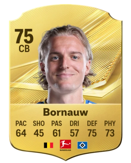 Bornauw 75 Common CB FC 26 card