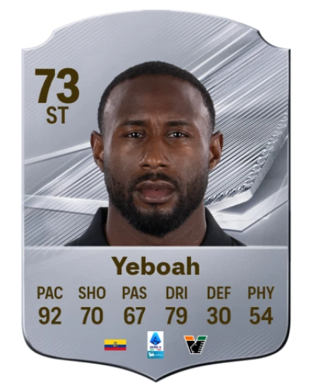 Yeboah 73 Common ST FC 26 card