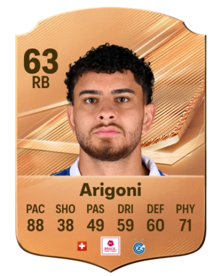 Arigoni 63 Common RB FC 26 card