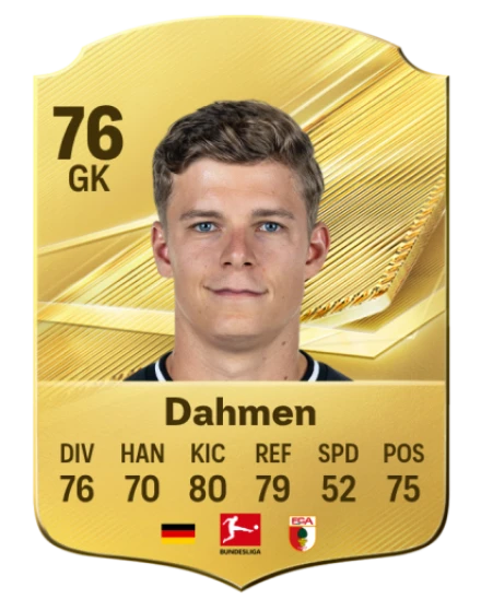 Dahmen 76 Common GK FC 26 card