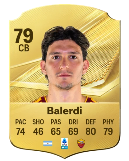 Balerdi 79 Rare CB FC 26 card