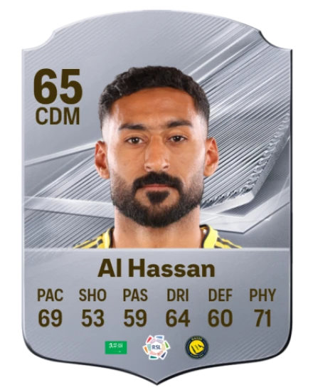 Al Hassan 65 Silver CDM FC 27 card