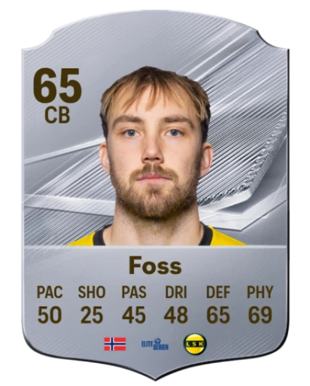 Foss 65 Silver CB FC 27 card