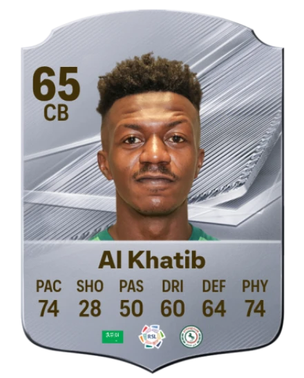 Al Khatib 65 Silver CB FC 27 card
