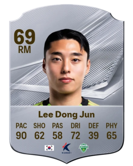 Lee Dong Jun 69 Common RM FC 26 card