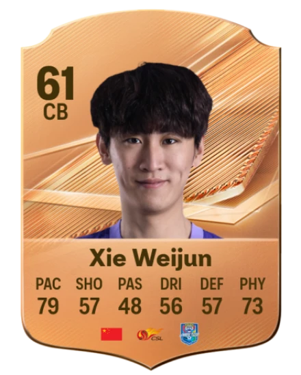 Xie Weijun 61 Common CB FC 26 card