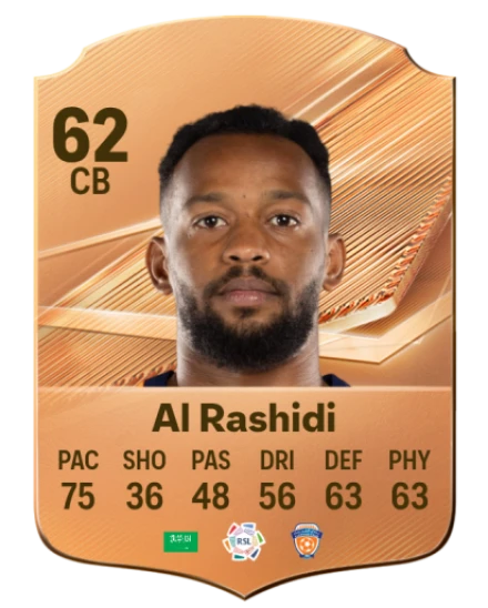 Al Rashidi 62 Bronze CB FC 27 card