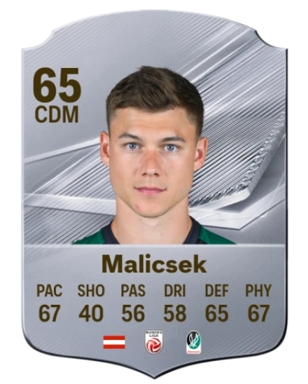 Malicsek 65 Common CDM FC 26 card