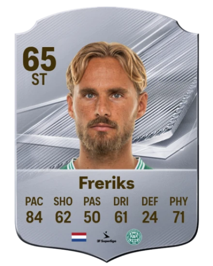 Freriks 65 Silver ST FC 27 card
