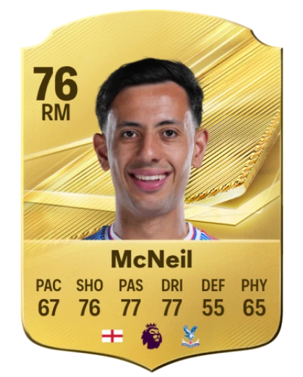 McNeil 76 Gold RM FC 27 card