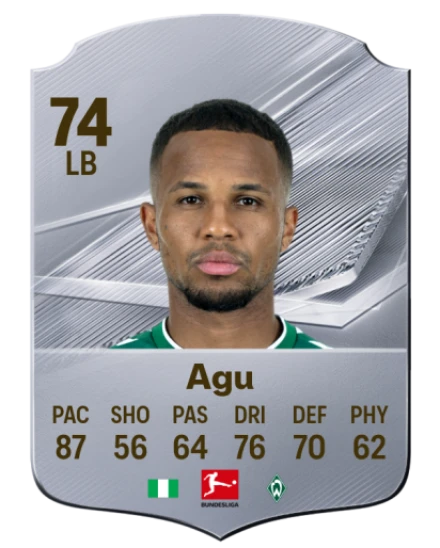 Agu 74 Common LB FC 26 card