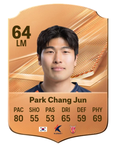 Park Chang Jun 64 Bronze LM FC 27 card