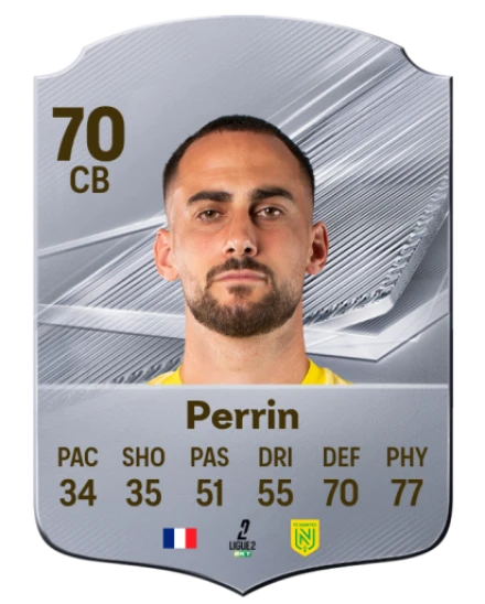 Perrin 70 Silver CB FC 27 card