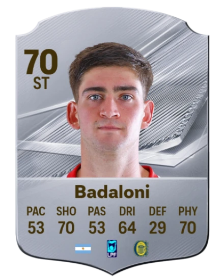 Badaloni 70 Silver ST FC 27 card