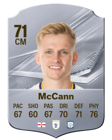 McCann 71 Common CM FC 26 card