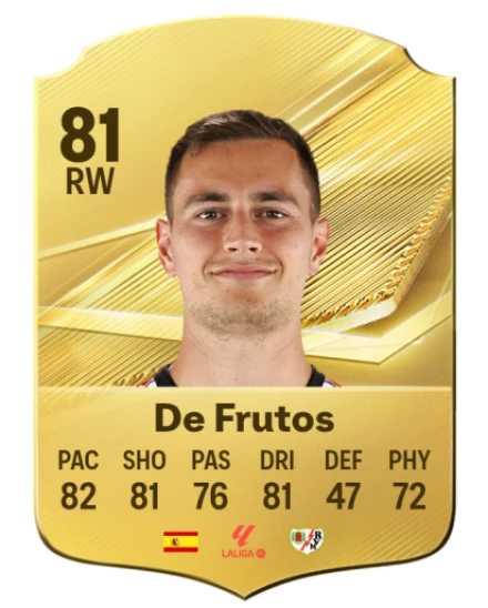 De Frutos 81 Common RW FC 26 card