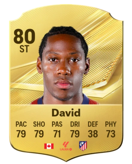David 80 Rare ST FC 26 card
