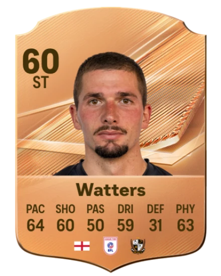 Watters 60 Bronze ST FC 27 card