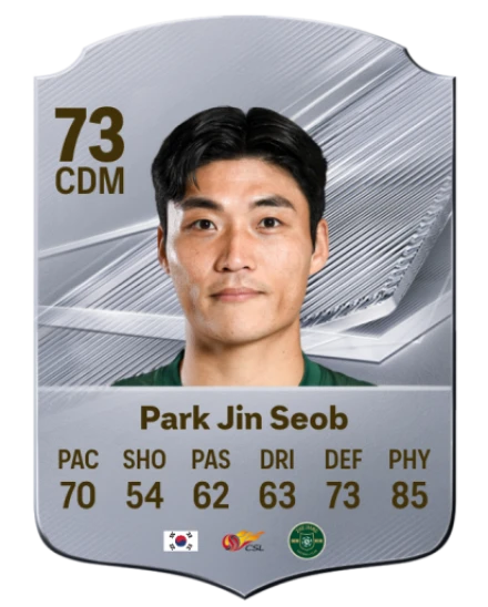 Park Jin Seob 73 Common CDM FC 26 card