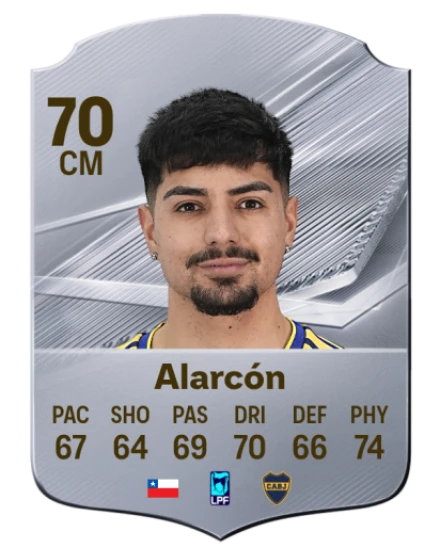 Alarcón 70 Silver CM FC 27 card