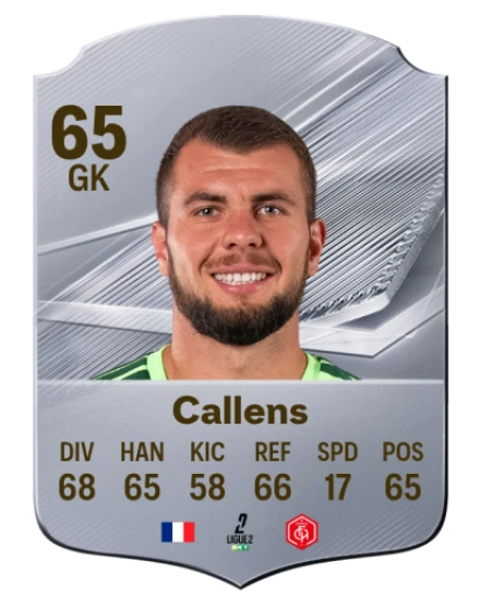 Callens 65 Common GK FC 26 card