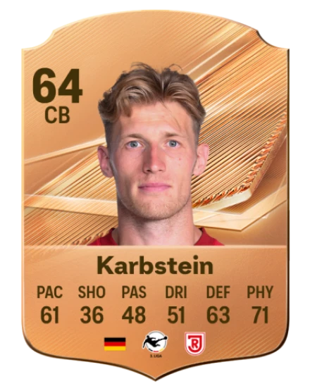Karbstein 64 Bronze CB FC 27 card