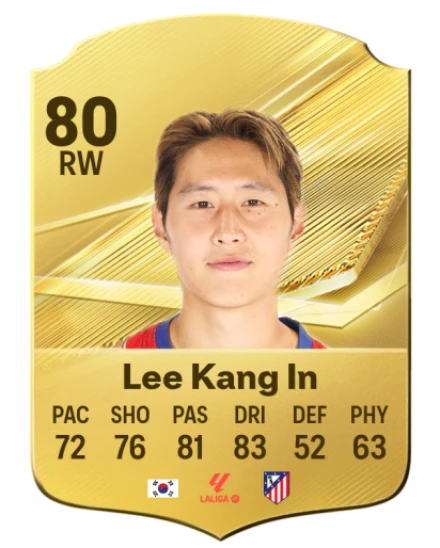 Lee Kang In 80 Common RW FC 26 card