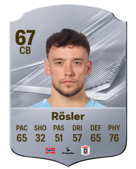 Rösler 67 Silver CB FC 27 card