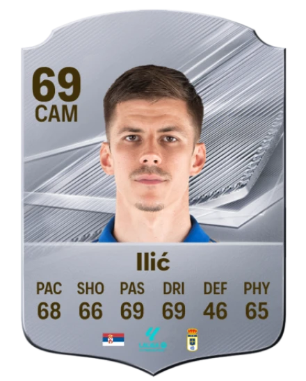 Ilić 69 Silver CAM FC 27 card