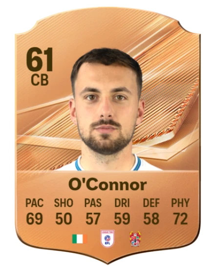 O'Connor 61 Common CB FC 26 card