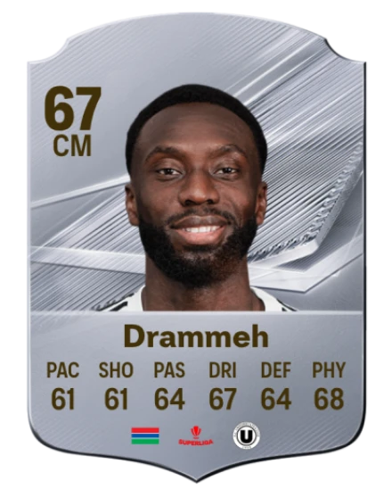 Drammeh 67 Common CM FC 26 card