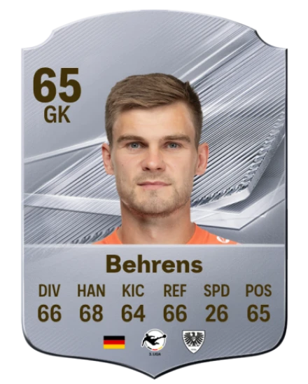 Behrens 65 Common GK FC 26 card