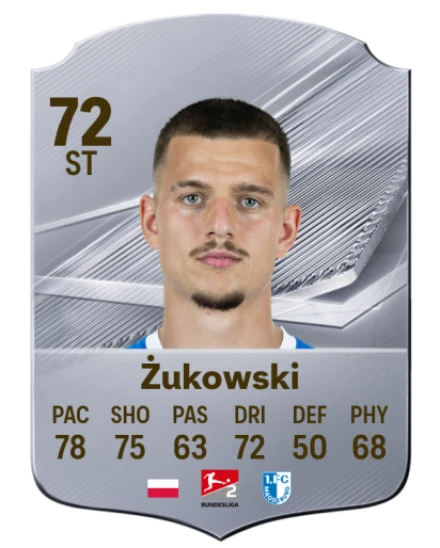 Żukowski 72 Common ST FC 26 card