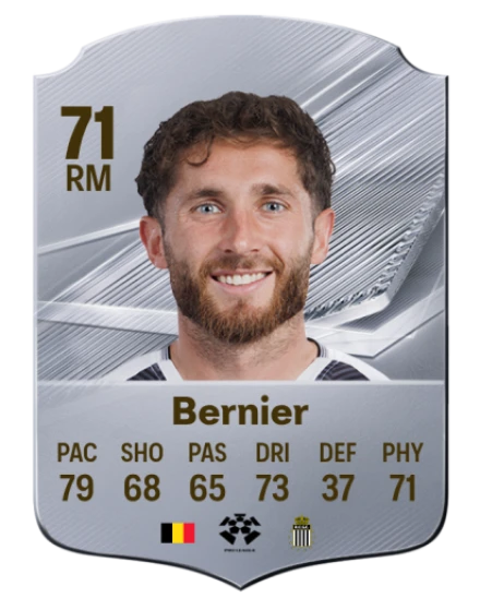 Bernier 71 Common RM FC 26 card