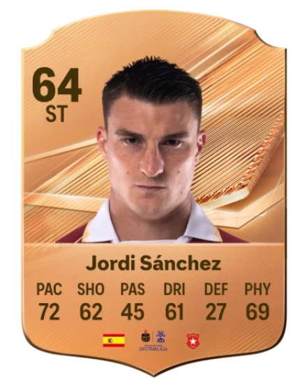 Jordi Sánchez 64 Bronze ST FC 27 card