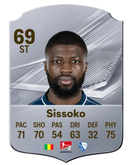 Sissoko 69 Silver ST FC 27 card