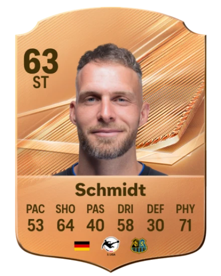 Schmidt 63 Bronze ST FC 27 card