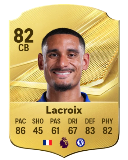 Lacroix 82 Common CB FC 26 card