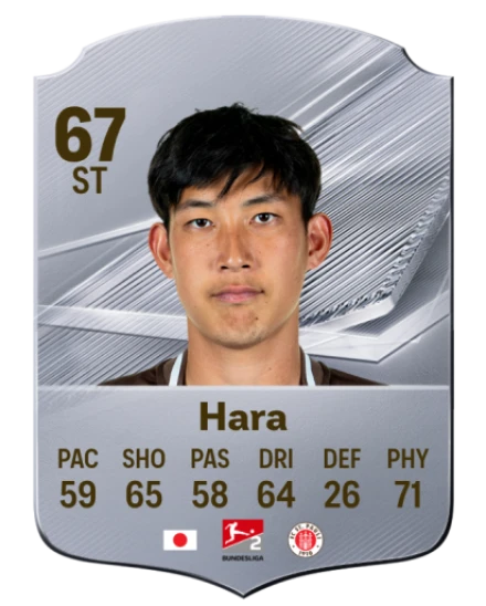 Hara 67 Silver ST FC 27 card