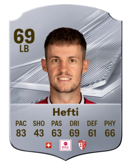 Hefti 69 Common LB FC 26 card