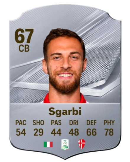 Sgarbi 67 Silver CB FC 27 card