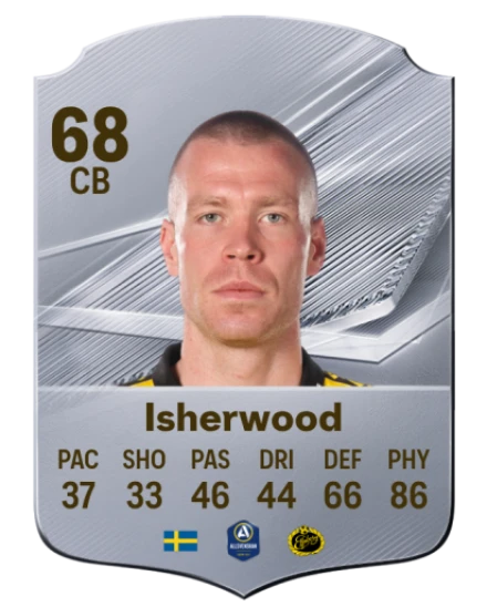 Isherwood 68 Common CB FC 26 card