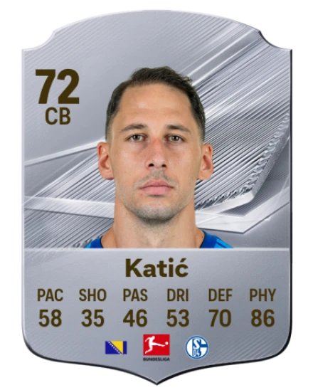 Katić 72 Common CB FC 26 card