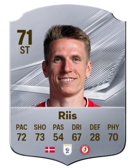 Riis 71 Rare ST FC 26 card