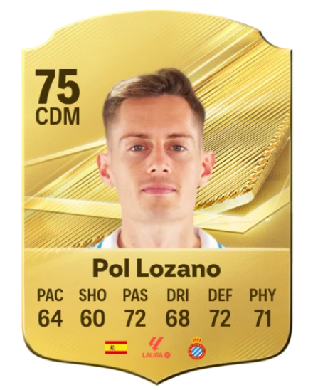 Pol Lozano 75 Common CDM FC 26 card
